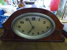 Mahogany Mantel Clock