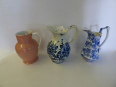 Three Assorted Jugs
