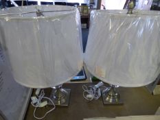 *PACK OF TWO CRYSTAL TABLE LAMPS