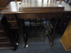 Cast Base Singer Treadle Sewing Machine