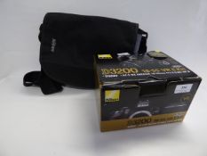 *NIKON D3200 DLSR CAMERA WITH CASE