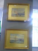 Pair of Framed Seascapes