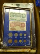 Three Tin Signs and Pre Decimal Currency