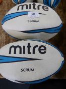 *2 MITRE RUGBY BALL