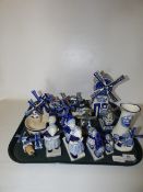 Tray Delft Windmills, Etc