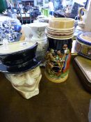 Vases, Stine and Toby Jug