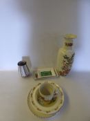 Small Collection of Ceramics Including; a Vase, Nursery Plates, Etc
