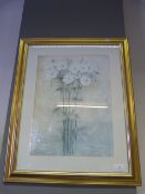 Gilt Framed Print of Flowers
