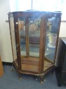 Walnut Framed China Cabinet