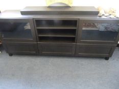 Ebonised TV Sideboard
