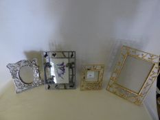 Four Decorative Photo Frames