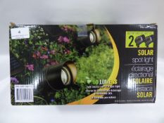 *TWO SOLAR SPOT LIGHTS