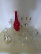 Collection of Glassware