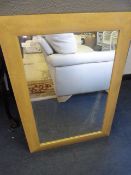 Beech Framed Wall Mirror