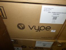 Box Containing 45 Boxes of Vype Classic Flavour E-Cigarettes