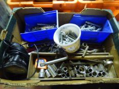 Box Containing Rawl Bolts and Sockets