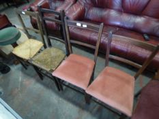 Four Mixed Single Chairs