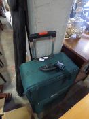 Green Pull Along Suitcase