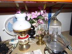 Mixed Lot Including Table Lamps, Decorative Vases, Etc