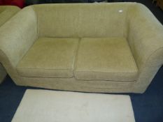Three Seat Multiyork Cream Settee with Loose Cushions
