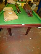 Green Base Pool Table