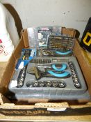 Socket Set, Drill Bits, Etc