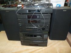 Sony Stereo System with Speakers