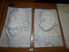 Two Moulds Depicting Gentlemen