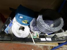 Box Containing Assorted Builders Tools and Paraphernalia