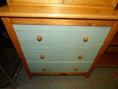 Pine Chest of Three Drawers