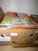 Box Containing Assorted Ironing Board Covers