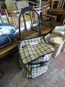 Pull Along Shopping Trolley and Contents
