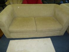 Three Seat Multiyork Cream Settee with Loose Cushions