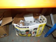 Box Containing Assorted Light Switch Components, Electronic Components, Etc