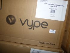 Box Containing 45 Boxes of Vype Classic Flavour E-Cigarettes