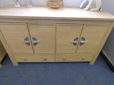 Four Door Two Drawer Side Cupboard