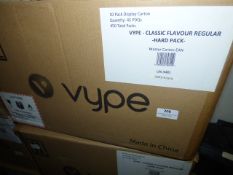 Box Containing 45 Boxes of Vype Classic Flavour E-Cigarettes