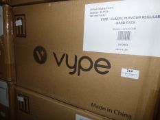 Box Containing 45 Boxes of Vype Classic Flavour E-Cigarettes