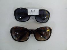 *TWO PAIRS OF LADIES READY READERS SUNGLASSES +3.00