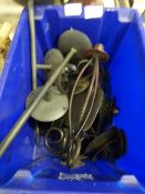 Box of Metal Candle Sticks