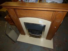 Electric Fire with Surround
