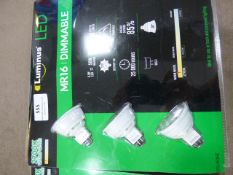 *3 PACK LED LUMINOS BULBS