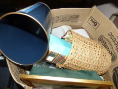 Large Box of Plates, Etc