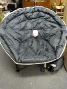 *Blue Folding Moon Chair