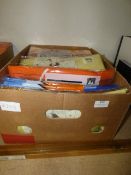 Box Containing Assorted Ironing Board Covers