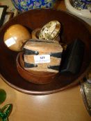 Assorted Treen and Other Decorative Wood Items