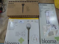 *3 GARDEN SOLAR LIGHTS