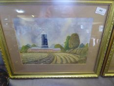 Oil Painting of Skidby Mill