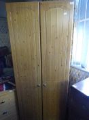 Single Pine Wardrobe
