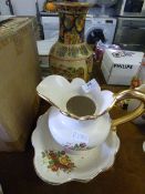Japanese Vase and a Small Jug and bowl